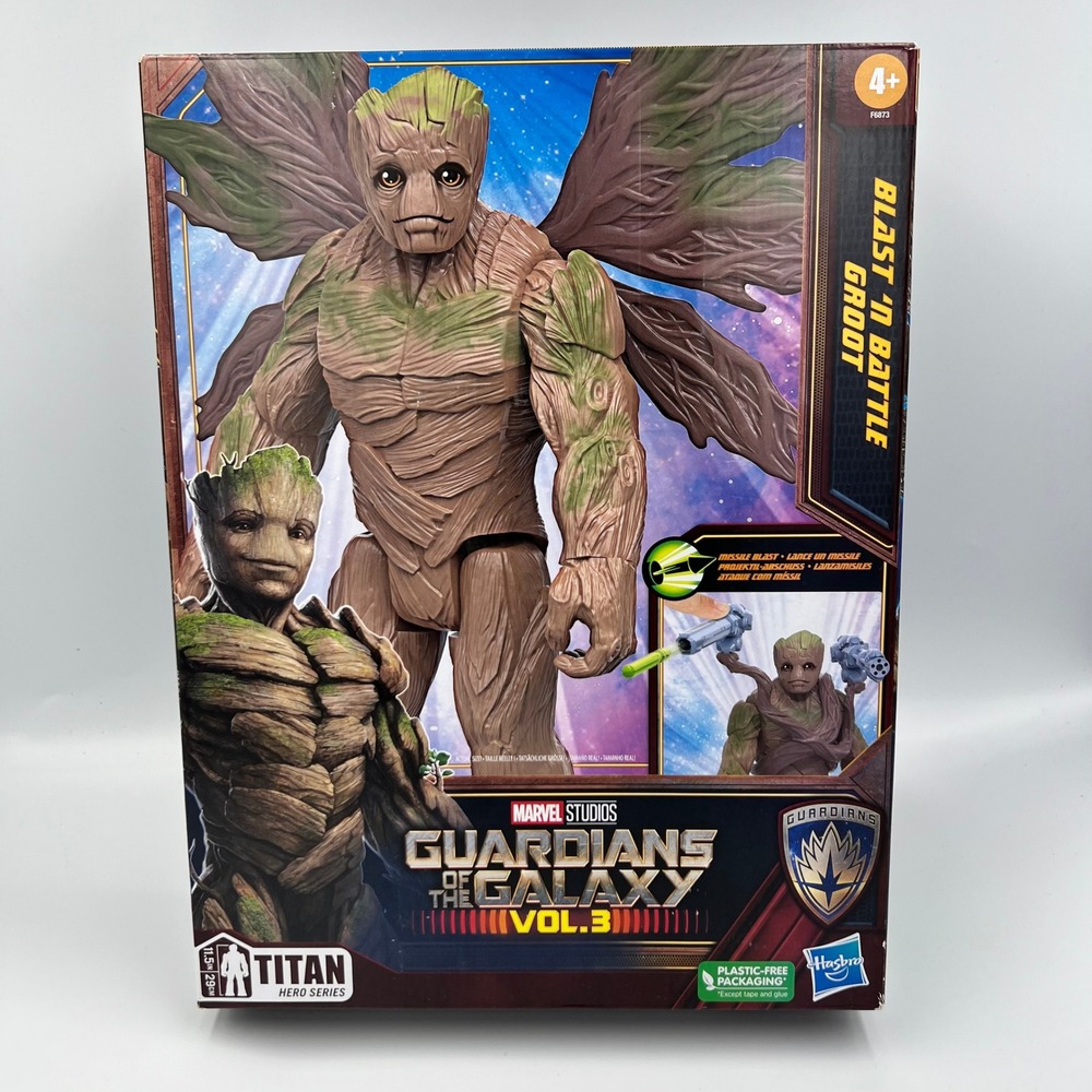 Hasbro Guardians of the Galaxy Blast 'N Battle Groot Action Figure - Picture 4 of 5